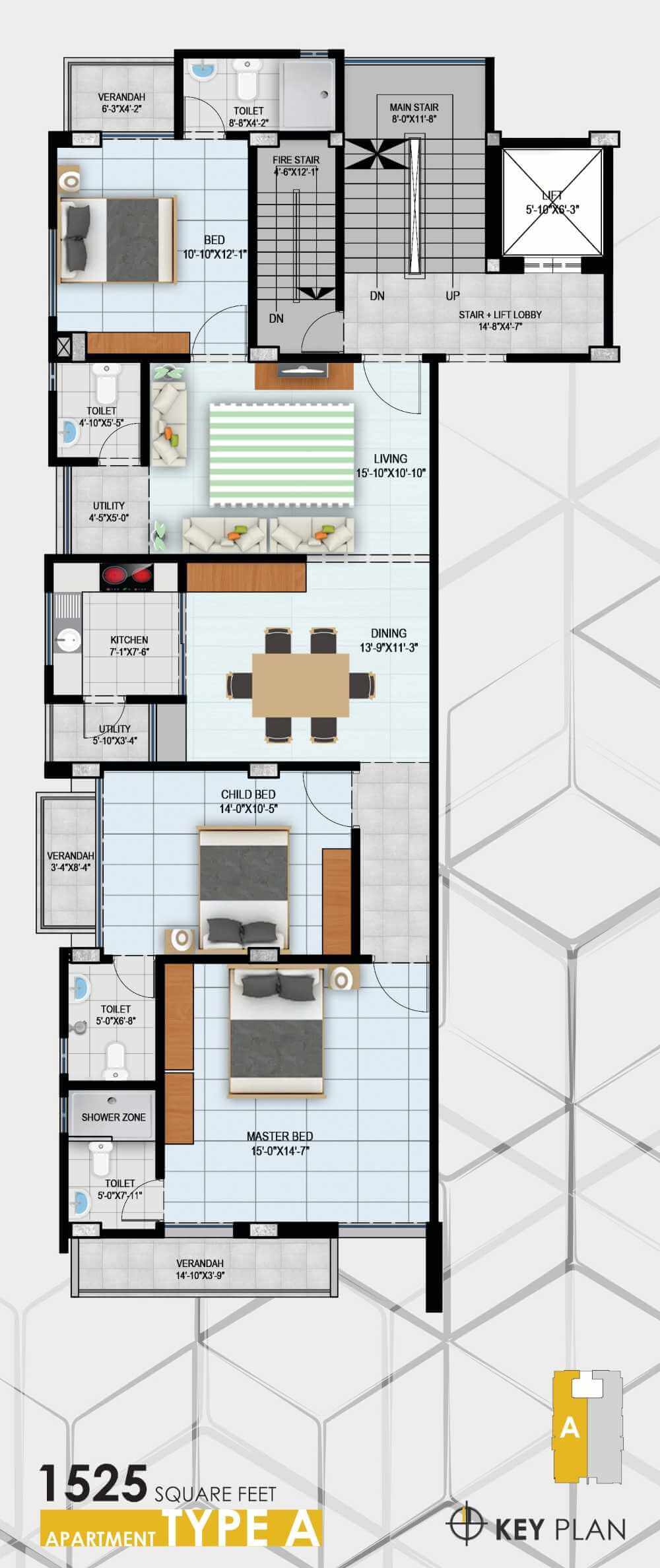 Unit A Floor Plan